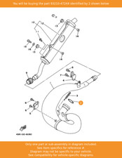 YAMAHA O-ring, 93210-472A9 OEM