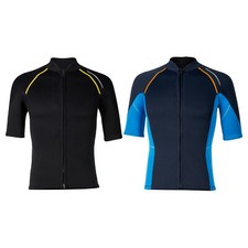 Mens 1.5mm Neoprene Wetsuit Swimsuit Thermal Swim Surfing Diving Snorkeling Tops