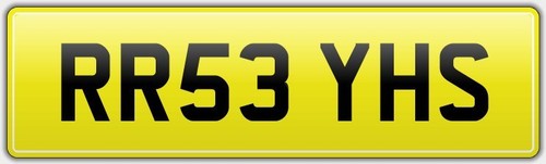 Rhys cherished neat car reg - car,