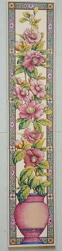 Stovax floral tile panel set - stovax,