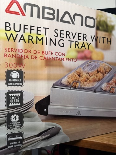 Ambiano buffet server with - ambiano,