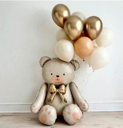 Teddy bear balloon - bear, birthday