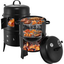 BBQ Barbecue Charcoal Smoker 3