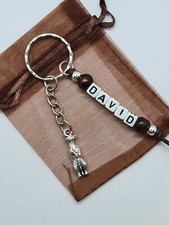 Personalised Meerkat Keyring