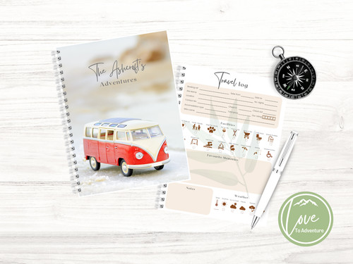 Personalised travel journal - personalised,