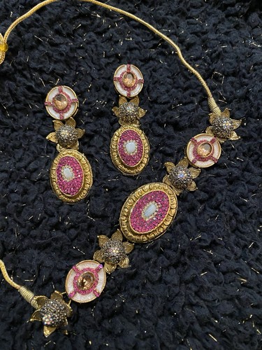 Turkish jewellery set - , gold