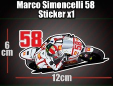Marco Simoncelli Decal Sticker