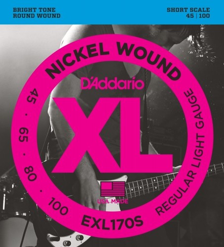 Bass guitar strings addario - bass, d'addario
