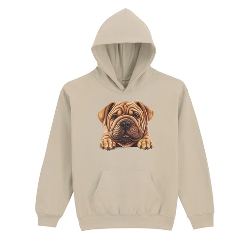 Wrinkled puppy shar pei dog - puppy,
