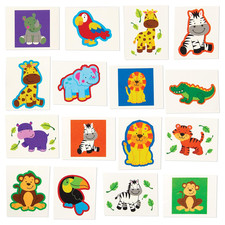 FX653 Jungle Chums Tattoos -