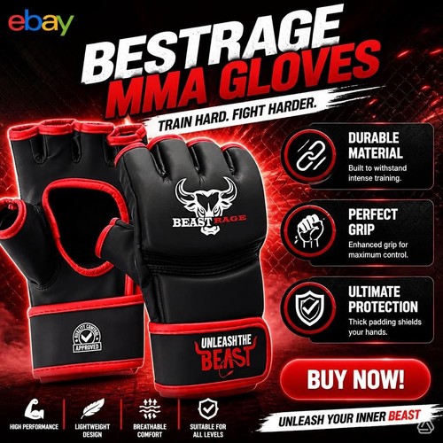 Mma gloves boxing thai kick - gloves,