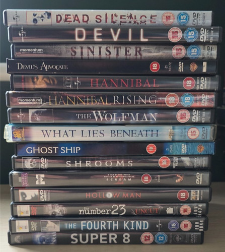 Horror films dvd bundle - 15,