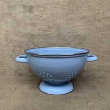 Enamel Colander - Blue -