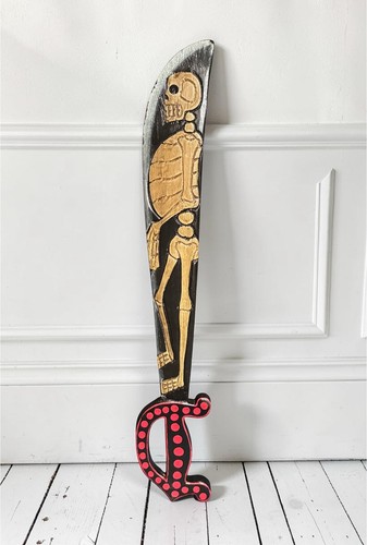 Vintage skeleton hand - skeleton, carved