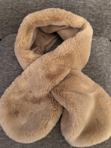 Bnwt zara beige faux fur - bnwt,