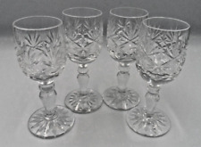 Thomas Webb Crystal, Worcester Cut, Aperitif  X 4, 10.5 x 3cm, Replace, Add Rare
