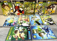 11 Ben 10 DVDs +Game Alien Force Vol 1 2 3 6 Hero Vision Classic Volumes CN 15hr
