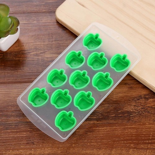 Apple shaped silicone ice cube - apple,