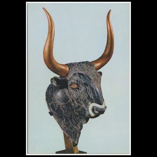 Heraklion museum bull - heraklion, head