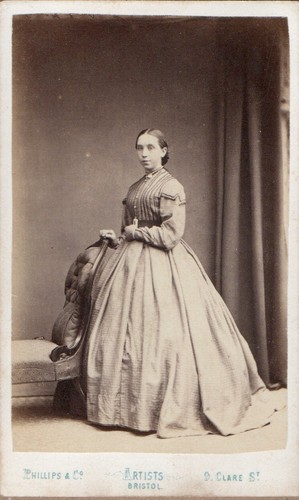Phillips bristol cdv lady - cdv,