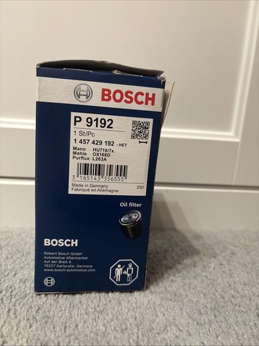 Bosch p9192 oil - bosch, filter
