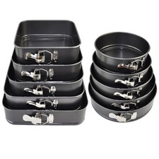 Cake Mould Tins 5 Pc Round /