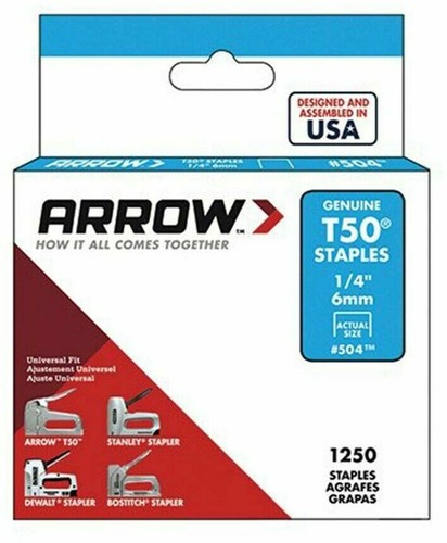 Arrow t50 staples - staples, 6mm