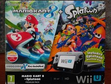 Nintendo wii console with - u,