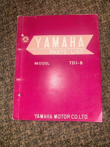 Yamaha td1b oem parts manual - yamaha,