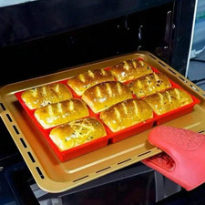 1 Pc Silicone Mini Loaf Pans 9 Cavity Non-Stick Baking Mold for Bread Cake Soap