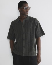 River Island Mens Shirt Khaki