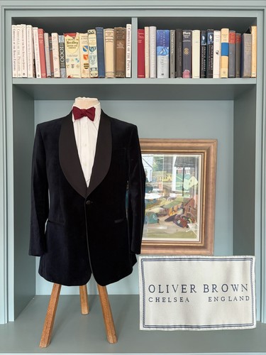 Oliver brown navy velvet - oliver,