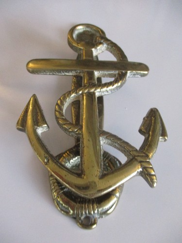 Old solid brass vintage ships - brass,