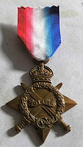 Ww1 1914 star - ww1, pte