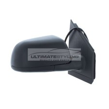 VW Polo Mk4 2002-2005 Door Wing Mirror Electric Black Drivers Side Right Hand