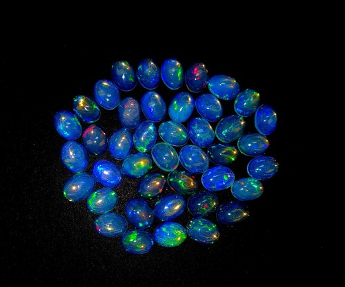 Natural blue fire ethiopian - blue,