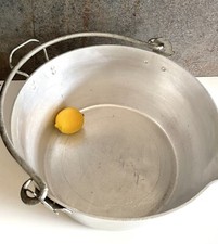 Vintage Swan, 12" Cast Aluminium Maslin Jam Marmalade Preserving Pan