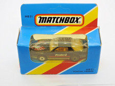 MATCHBOX MACAU 1983 MB51 PONTIAC FIREBIRD MINT IN UNOPENED UNHUNG BLUE M BOX