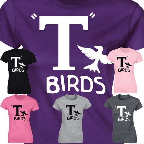 Funny grease birds - t,