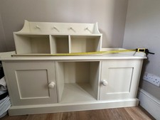 Shoe storage bench with coat rack - Traditional look/cottage style