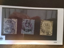 GB Victoria Stamp I R Official Overprints Halfpenny 2 and Half Pence And 6 Pence