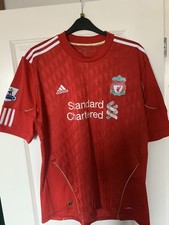 Official Liverpool Home Shirt 2010 - Size XL - Gerrard 8 back print