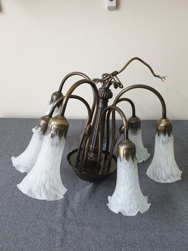 Light lily lamp stained - 7,