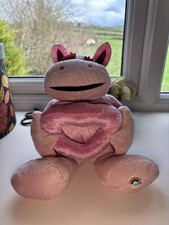 Vintage Rainbow Pink Hippo