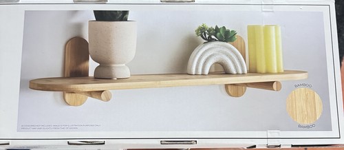 Bamboo tier shelf - bamboo, 1