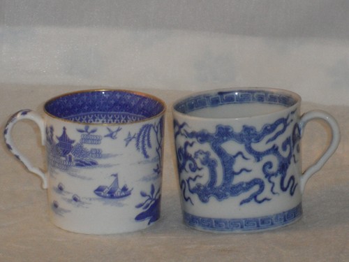 Early spode porcelain - 2, blue