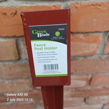  Fence post Support- powder coated- unused