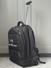 The Body Shop Black Luggage Style | Wheels & Handle Large Backpack | NEW