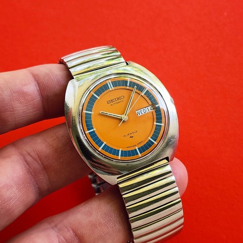Seiko orange dial - orange, 1974