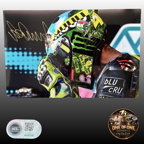 Valentino rossi signed 16x12 - rossi,